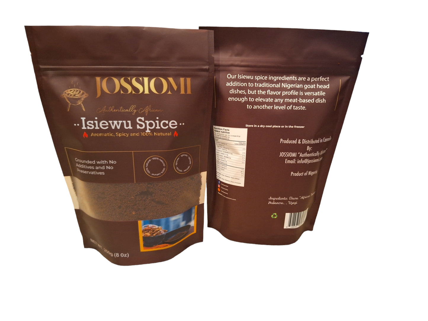 Épice Isi-Ewu moulue - 100 % authentique - 250 g (8 oz)