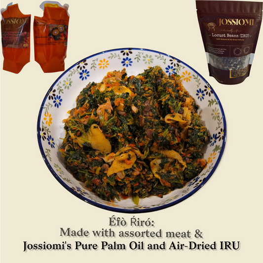 Palm Oil, Locust Beans, Cameroon Pepper, and Ogbono Bundle