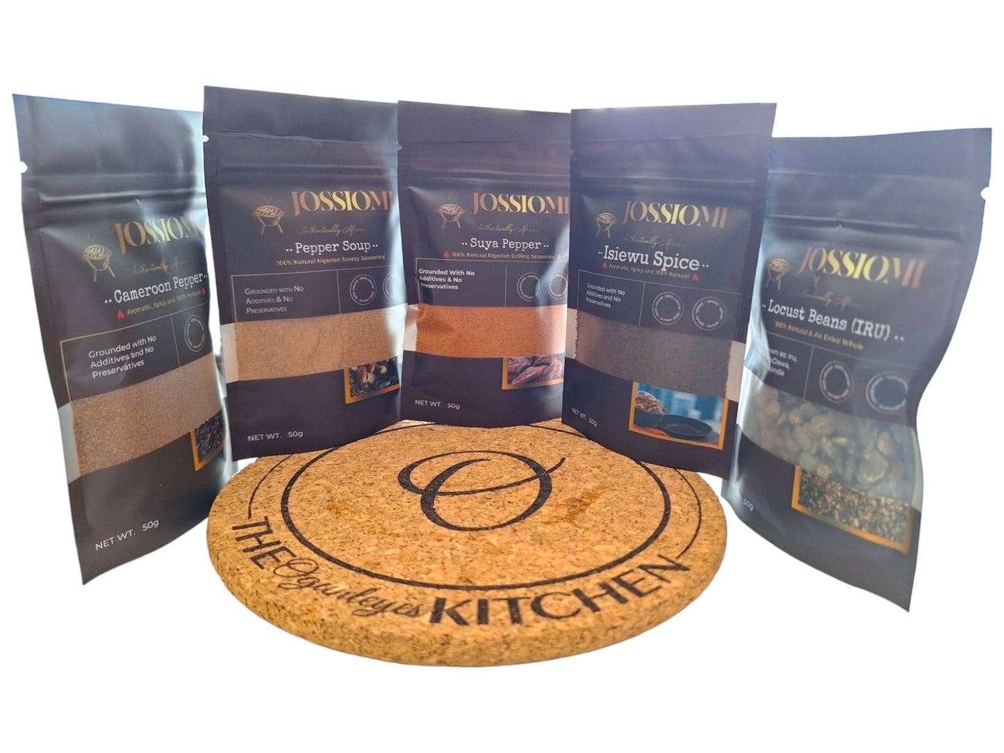 Elevate Your Event with 5 Gourmet Spices & Cork Trivet Souvenirs