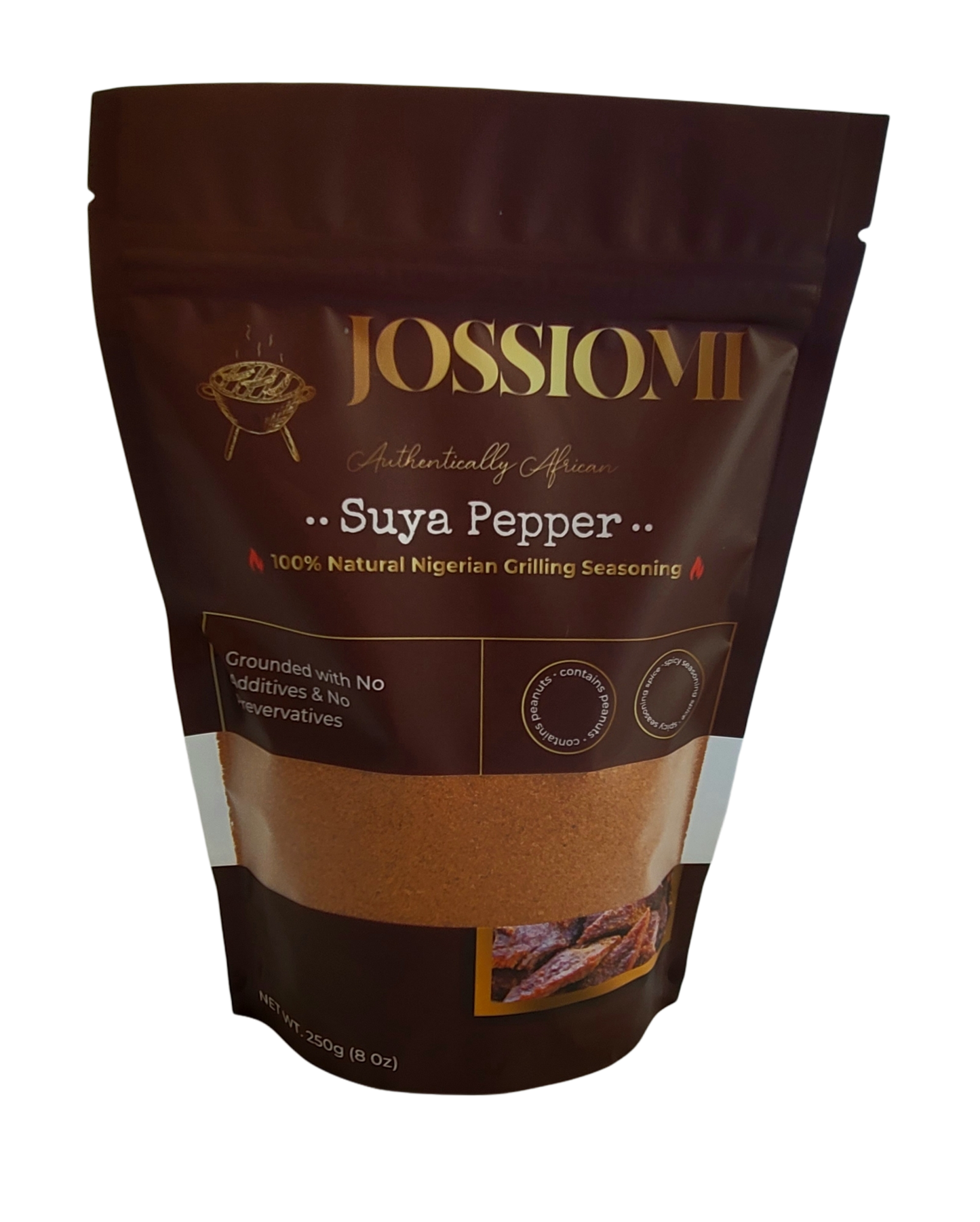 Suya Pepper - 100% Natural Nigerian Grilling Seasoning - SPICY - 250g(8oz)